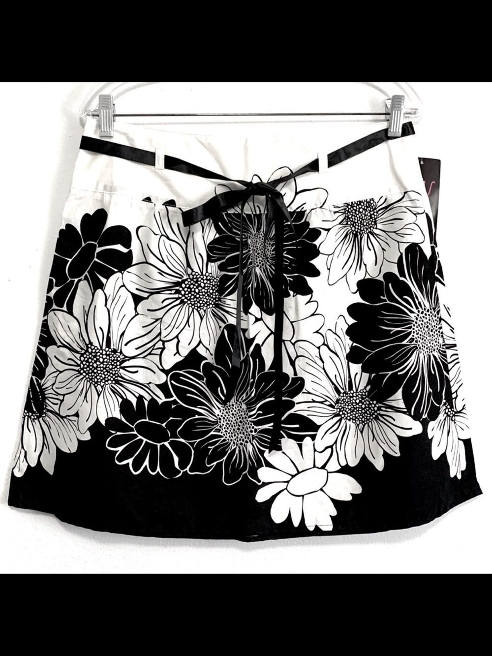 Wrapper Floral Print Skirt